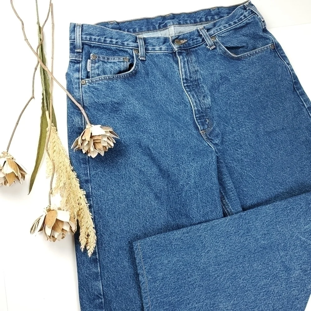 New Carhartt Relaxed Fit Blue Jean Denim 36 / 38